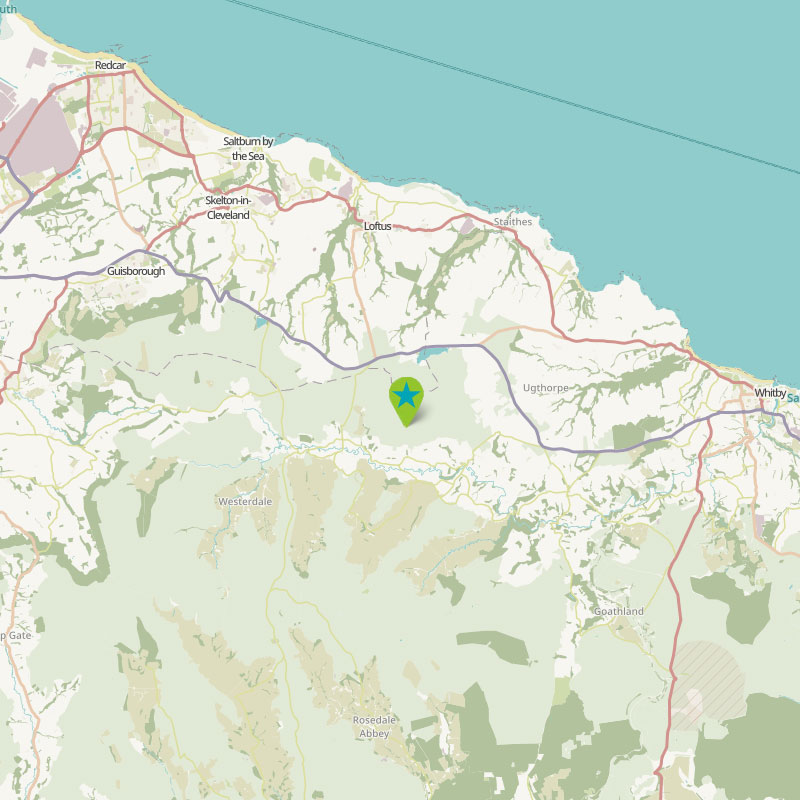 Danby Beacon on the map